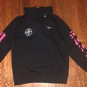 Diag stencil off white hoodie